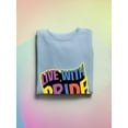 thumbnail image 3 of Live With Pride Colorful Banner Sweatshirt Men -Smartprints Designs, Male 3X-Large, 3 of 4