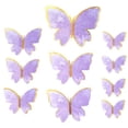 thumbnail image 1 of Cake Toppers 3D Butterfly 10PCS Decorative Cupcake Picks Cake Decoration Sticks, 1 of 6