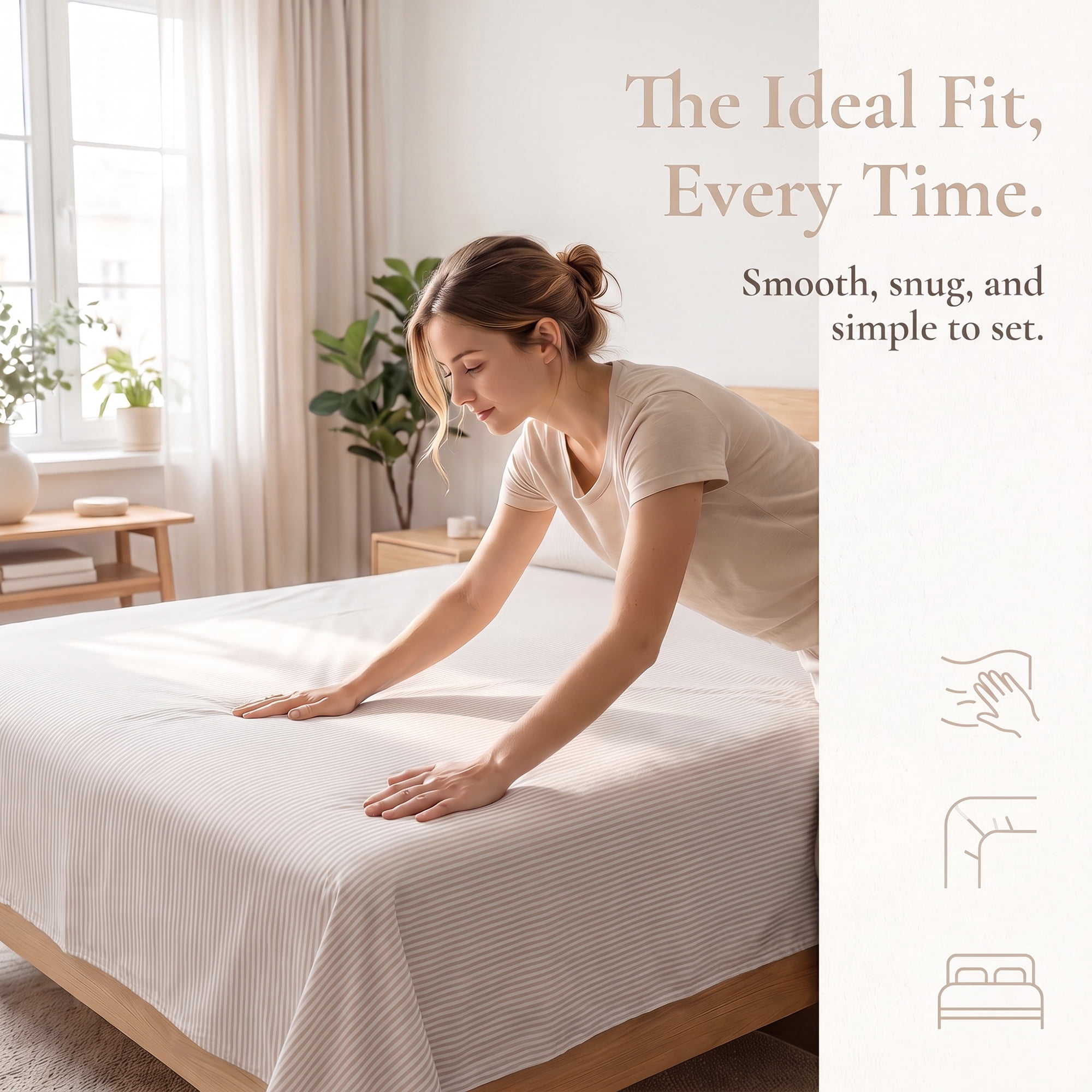 Unique Bargains Ployester Soft Flat Sheet Wrinkle Bedding for Bedroom Brown 63"x91"