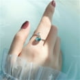 thumbnail image 4 of Mermaid Ring for Women: Adjustable Vintage Mermaid Tail Opal Moonstone Rings Ocean Sea Jewelry Gifts, 4 of 7