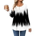 thumbnail image 4 of Zeagoo Womens Tunic Tops Leopard Long Sleeve Loose Fit T Shirts Pleated Casual Blouses for Leggings Plus Size, 4 of 7