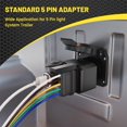 Wire Color Code Pu 5 Way Trailer Wiring Harness 22 Inch Pigtail with 5 Pin Male Connector ...