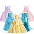 thumbnail image 2 of Disfraz de Carnaval para niñas, Rapunzel, Elsa, Anna, unicornio, Bella, Cenicienta, disfraz para fiesta de cumpleaños Fivean unisex, 2 of 2