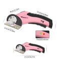 thumbnail image 2 of KITSEDER 4V Cordless Electric Scissors with 2 Blades, Safety Lock & LED Light, Powerful Cutting for Cardboard, Plastic, Leather, Fabric, 2 of 5
