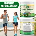 thumbnail image 4 of Organic Super Greens Powder, Citrus Punch Flavor. Energy, Digestive & Eye Health Support. Organic Spirulina, Chlorella, Red Beet Root Powder. All Natural, 28 Servings, USA Made, 4 of 10