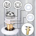 thumbnail image 5 of Porte de Douche - Roue de Remplacement pour Roulettes Coulissantes de Porte de Douche 8 Pcs 23mm, 5 of 5