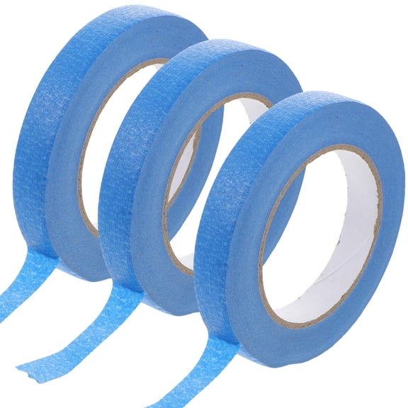 3 Rolls Masking Tape Art Paint Decorative Magnetic Blue Spray Painter for Painting