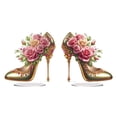 thumbnail image 5 of 4PCS DIY Diamond Ornaments, Diamond Art Painting High Heels Creative Design Pvc Home Decoration Ornaments (Double-Sided Pattern, Single-Sided Diamond)-LB223+LB224+LB225+LB226, 5 of 12