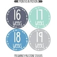 thumbnail image 3 of Months In Motion Pregnancy Weekly Belly Growth Stickers - Week to Week Pregnant Expecting Photo Prop - Maternity Keepsake - Baby Bump - Large Set of 36 Weekly Photo Sticker, 3 of 9