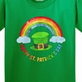 thumbnail image 4 of Inktastic Happy St. Patrick's Day Rainbow and Hat Youth T-Shirt, 4 of 5