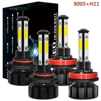 9005 High H11 Low Beam for Toyota Sienna 2011-2020 LED Headlight White Bulbs Kit 4pcs