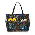 thumbnail image 1 of Easygdp Happy Father Day Bolsa de Viaje de Playa de Gran Capacidad, Bolsa Tote Perfecta para la Playa, Escapadas de Fin de Semana y Viajes, 1 of 7