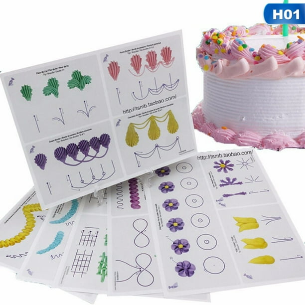 They don't call the best part of something 'the icing on the cake' for nothing! Shiyao 23pcs Cake Icing Piping Diy Practice Drawing Board Practice Template Paper For Paste Fondant Cake Decorating Walmart Com Walmart Com
