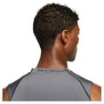 thumbnail image 4 of Nike Pro Dri-Fit Men's Slim Fit Sleeveless Top (as1, Alpha, s, Regular, Regular, Dark Gray/Black, Small), 4 of 5
