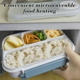 thumbnail image 5 of SLYNSHome Bento Lunch Box,Containers for Adults Men Women with 4 Compartments,Food Container with Utensils Microwave & Dishwasher Safe, 5 of 6