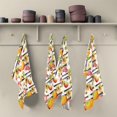 thumbnail image 4 of GZHJMY Thanksgiving Fruits and Autumn Leaves Kitchen Dish Towel Set, Drying Kitchen Towels Tea Towels Gift Set for Drying Cleaning Cooking Baking 4Pcs, 4 of 6