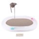thumbnail image 1 of Pista de bolas para gatos, juguete para rascar, divertidos juguetes para gatos, juguete para atrapar ratones (blanco), 1 of 7