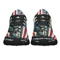thumbnail image 5 of Memorial Day Stnd For The Veteran ChriStan Cross Memorial American flag Shoes Sneakers Black Size 12, 5 of 7