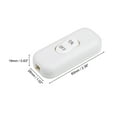 thumbnail image 2 of Uxcell AC 250V 6A On-Off Inline Cord Switch White for Desk Lamp, 2 of 5