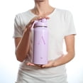 thumbnail image 3 of Termo de Acero Inoxidable Iniciales LuckyLy, Botella de Agua 1L, Letra A lila 1L, 3 of 6