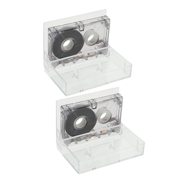 Masteelf 2pcs Mini Blank Cassette Tapes Interview Machines Clear Recording Portable Cassette Tape 60 Minute For Music Speech Diy Projects