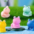 thumbnail image 6 of 50PCS Resin Frog Figures Tiny Plastic Frogs Colorful Ornaments for Crafts and Plant Display, 6 of 9