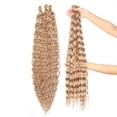 thumbnail image 3 of LHWEN 30 Inch Brazilian Wavy Hair Bundles Natural Extensions Black Weave Realistic Soft High Temperature Wire 120g Weft 30 Colors Women Long Hair Extensions, 3 of 6