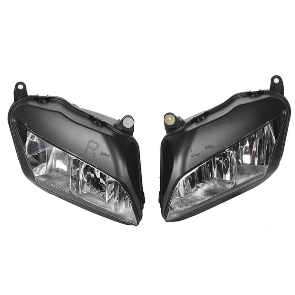 Par de lentes de carcasa izquierda y derecha para faro de motocicleta Honda CBR 600RR 0710 Jadeshay A