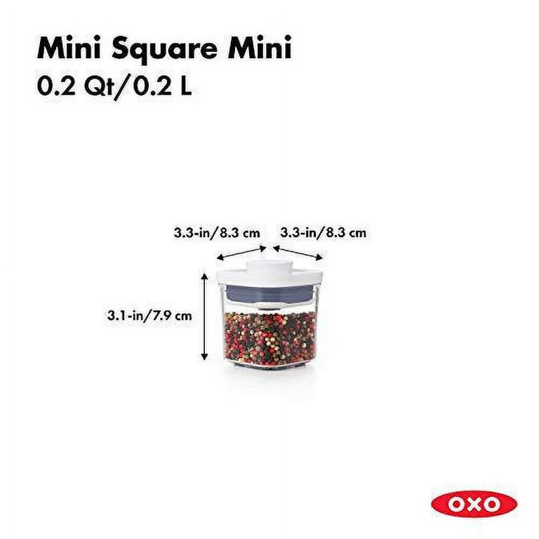 OXO 0.4 qt. Mini Small Square Pop Container