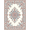 Pink Blue, Pattern 1, variant on ODIKA Medallion With Distressed Scroll Border And Botanical Sprays Vintage Floral Pet Friendly & Kids Safe Play for Playroom, Bedroom, Reading Nook
