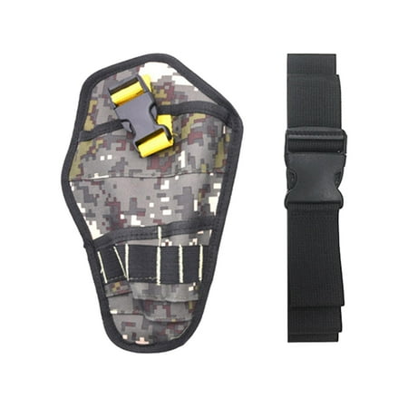 

Drill Drill Waist Tool Bag Electrician Belt Bag Durable Electric Waist Belt Tool Pouch Bag Power Drill Electric Screwdriver Tool Belt Bag Professional Maintenance Bag multicolor