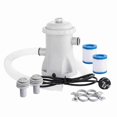 thumbnail image 1 of Pool Filter Pump 330 GPH Paddling Pool Electric Water Pump With 2 Pool Filter Cartridge Pool Pumps Above Ground Small Pool Filter Pump, 1 of 5
