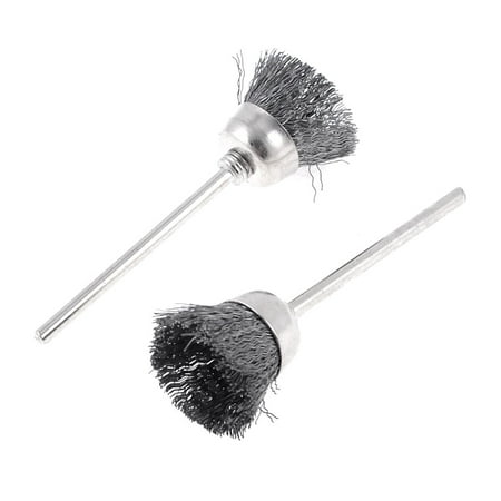 Unique Bargains Polishing Tool Stainless Steel Wire Grinding Brushes Silver Tone 2
