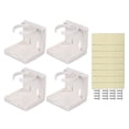thumbnail image 2 of Portavasos Plegable de 4 piezas, Portavasos Retrálilo Ajusticable Para Silla de Ruedas de Yate, Soporte para Vasos de Pláshico ABS Con Pegatinas, Mesa para Camiones y Barcos, 2 of 7
