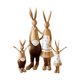 thumbnail image 1 of ¡Bienvenido a nuestra tienda! Este adorno familiar de conejos está hecho con una excelente artesanía, perfecto para la decoración del hogar, la oficina, la escuela y más., 1 of 9