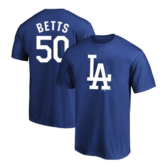 Men's Fanatics Mookie Betts Royal Los Angeles Dodgers Big & Tall Name & Number T-Shirt
