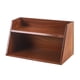 thumbnail image 5 of Organizador de maquillaje, estante de almacenamiento de madera, regalos, estuche de exposición de cosméticos de doble capa, organizador de cuidado de, 5 of 9