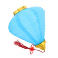 thumbnail image 6 of MRLESS Vintage Oval Hanging Lantern for Outdoor Decoration, Traditional Cloth Lantern Ideal for Spring Festival and New Year Celebrations, 6 of 9