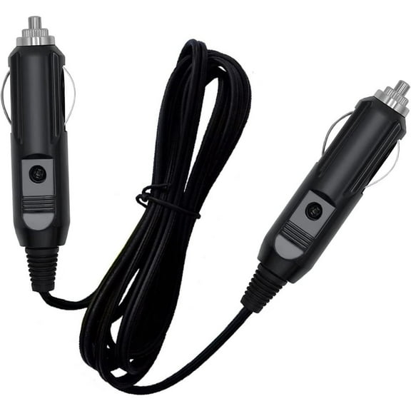 Car Adapter for 2 Cigarette Lighter Plug 12V Snap On Male to Male EEJP500-8 Deluxe Jump Box Matco Tools MTJS1222P Jump Starter 12Volt MTJS1222 Power Supply Cord Battery Charger