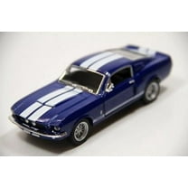 Scale 1/38 1967 Ford Shelby Mustang GT-500 diecast car Blue by Kinsmart