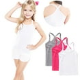 thumbnail image 5 of BRGZLK Toddler Kids Tank Tops Boys Girls Trendy Cute Solid Color Soft Sleeveless Cotton Bottom Camisoles 3-Pack Multicolor 12-24 Months, 5 of 8