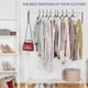 thumbnail image 2 of 30pcs Adult Coat Hangers, Strong Plastic Coat Hangers, Space Saving Black Hangers 16.5" Wide, 2 of 5