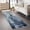 Blue, variant on Washable Runner Rugs 2x6 Narrow Modern Abstract Hallway Rugs, Non-Shedding Ultra-Thin Entryway Rug Indoor Floor Cover, Foldable Low Pile Accent Carpet for Kitchen, Bedroom, Laundry, Blue