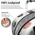 thumbnail image 5 of Foodie Sushi Roll Lunch Bag Reusable Insulated Cooler Tote for Students Moms and Lovers of Japanese Cuisine, 5 of 7