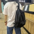 thumbnail image 4 of PENGXIANG Women Nylon Backpack Preppy Style School Students Solid Color Large Handbags, 4 of 8