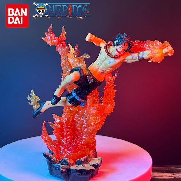 New One Piece Anime Figure GK Portgas D. Ace Action Figure PVC Collection Cartoon Model Doll Gift Toys Decoration