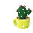 thumbnail image 3 of 4 Uds. De adornos de Cactus para coche, juguete con cabeza móvil de primavera, flor en maceta, planta, accesorios para salpicadero de coche TUNC Sencillez, 3 of 5