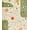 Green, Pattern 12, variant on ODIKA Geometric Mid Abstract Century Stained Mosaic Motif Hallway School for Dorm Room, Small Living Apartment, Stain Resistant Low Profile
