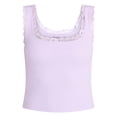 thumbnail image 4 of No Boundaries Fit Stretch Lace Trim Tank Top, Women's XS-XXXL, 4 of 4