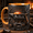 Black, variant on Blacksmith Dad Accent Mug Personalized Anvil Hammer Coffee Mug for Father's Day